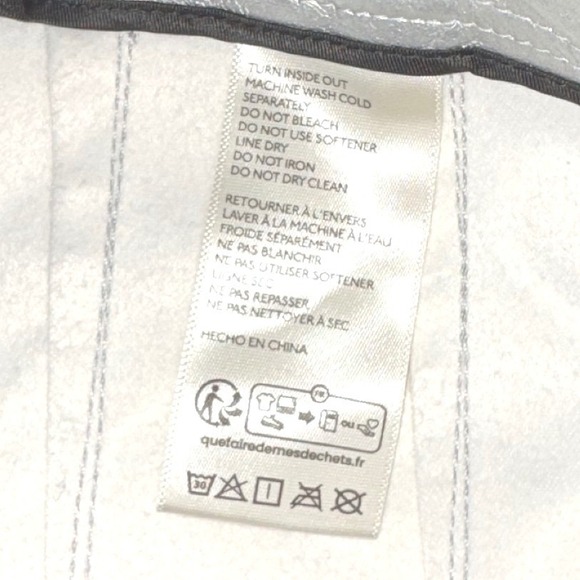 Maeve Anthro The Ettie Highrise Wide Leg Crop Faux leather metallic pants 33T - Picture 11 of 13